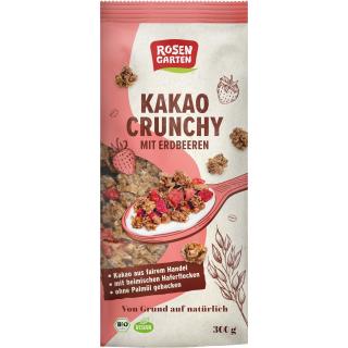 Kakao Crunchy mit Erdbeeren, 300 g Rosengarten