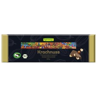 Krachnuss Vollmilch Schokolade Haselnuss Rapunzel
