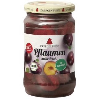Pflaumen mit Apfeldicksaft, 360 g Glas, Zwergenwiese