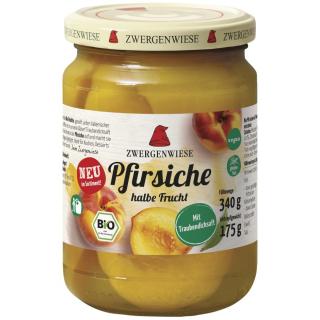 Pfirsiche, 340 g Glas, Zwergenwiese