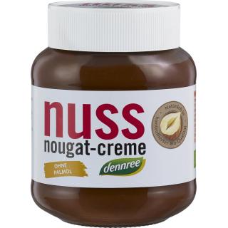 Nuss Nougat Creme, 400 g Glas, 13 % Haselnussanteil