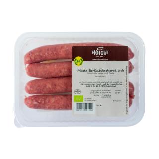 Kalbsbratwurst mit Rindfleisch, roh, 250 g Schale