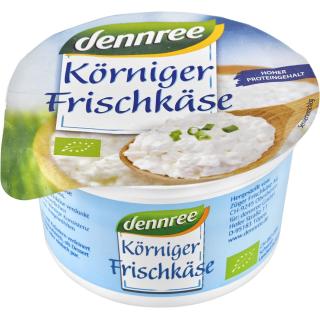 Körniger Frischkäse, 200 g Becher, dennree