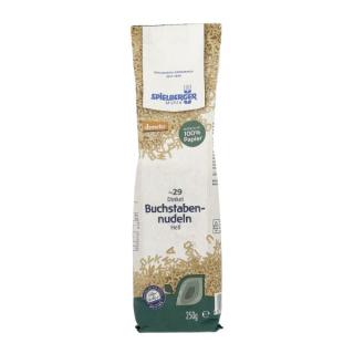 Buchstabennudeln Dinkel Spielberger, 250 gr