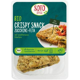 Crispy Snack Zucchini-Feta, Soto
