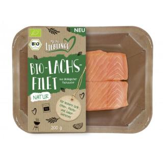 Lachsfilet, 200 g Schale