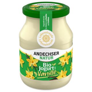 Joghurt Vanille, 500 g Glas