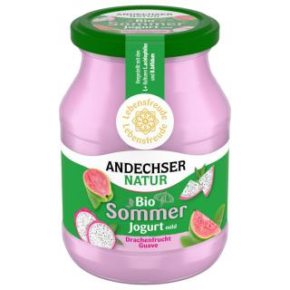 Joghurt Drachenfrucht-, Andechser Natur 500 g Glas