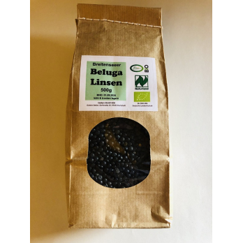 Linsen Belugalinsen aus der Rhön, 500 g