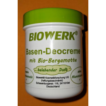 Basen-Deocreme Bergamotte, 50ml von Biowerk