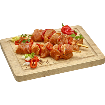 Fleischspieße mariniert VPE (3 x 300g) mit Zwiebel und Paprika