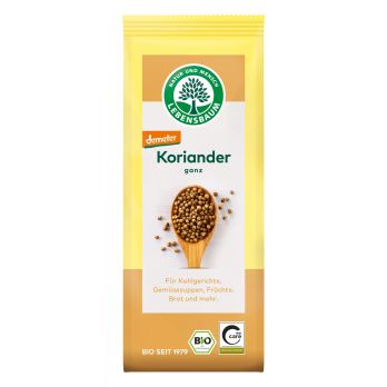 Koriander, ganz, 30 gr Packung, Lebensbaum