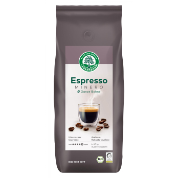 Espresso minero, ganze Bohne, 1 kg, Lebensbaum