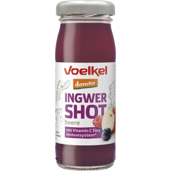 Shot Ingwer & Beeren, Voelkel 95 ml Flasche