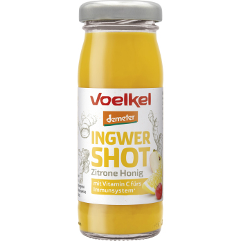 Shot Ingwer & Zitrone Honig, 95 ml Voelkel