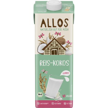 Reis-Kokos Drink naturell, 1 l, Allos