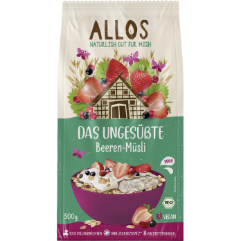 Das Ungesüßte Beeren-Müsli von Allos