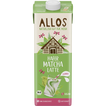 Hafer Matcha Latte Drink, Allos 1 L