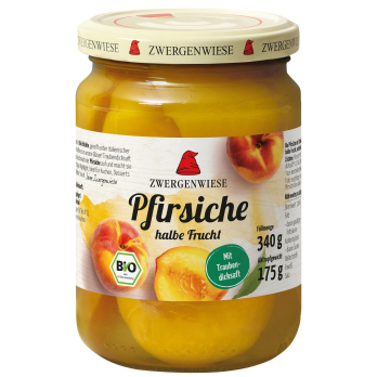 Pfirsiche, 340 g Glas, Zwergenwiese