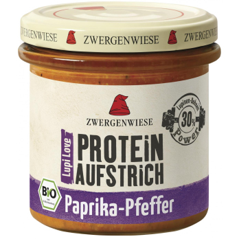 Proteinaufstrich Paprika-Pfeffer, Zwergenwiese,135g