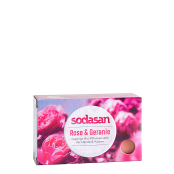 Seife Rose & Geranie, Sodasan