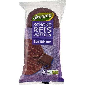 Schoko Reiswaffeln Zartbitter - glutenfrei