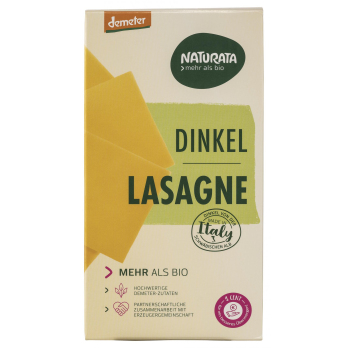 Dinkel Lasagne, 250 gr Packung -hell -
