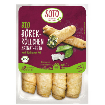 Börek-Röllchen Spinat-Feta, Soto, 190g