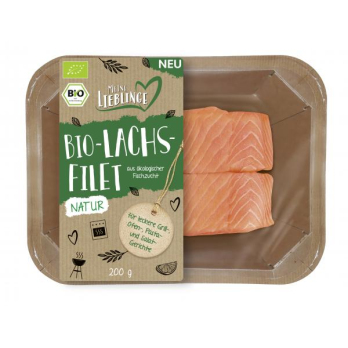 Lachsfilet, 200 g Schale