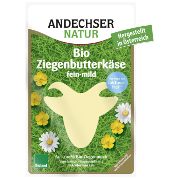 Ziegenbutterkäse in Scheiben, 100 g Andechser Natur