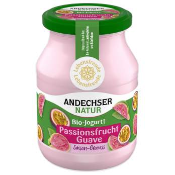 Joghurt Passionsfrucht-Guave, 500 g Andechser