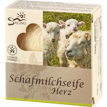 Schafmilchseife Herz in der Faltschachtel