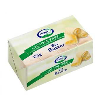 Butter lactosefrei, 125 g, Züger