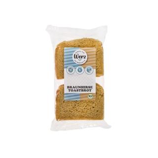 Braunhirse-Toastbrot (glutenfrei), 4 x 250 g