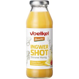 Shot Ingwer & Zitrone Honig, 0,28 l, Voelkel