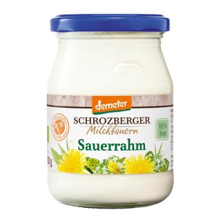 Sauerrahm, 250 gr Glas, Schrozberg Milchbauern