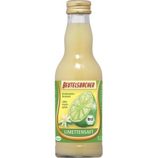 Limettensaft, 0,2 ltr Flasche
