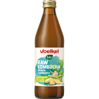Kombucha Ingwer, Voelkel 0,33 l Pfandflasche