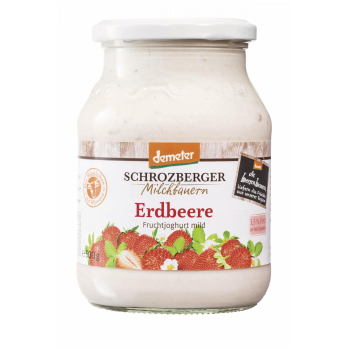 Joghurt Erdbeere, Schrozberg, 500 gr