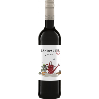 Landparty rot, 0,75 l Flasche