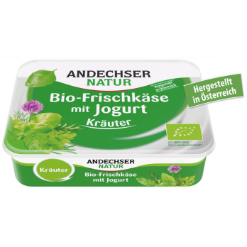 Frischkäse Kräuter, 175g, Andechser